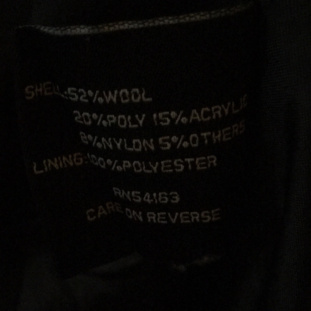 Guess Wool Blend Poly Lining Coat Medium - image 5